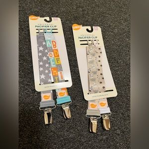 NWT Pacifier Clips